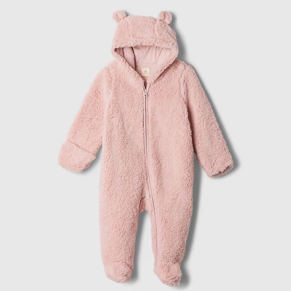 Baby Sherpa Hoodie One-Piece